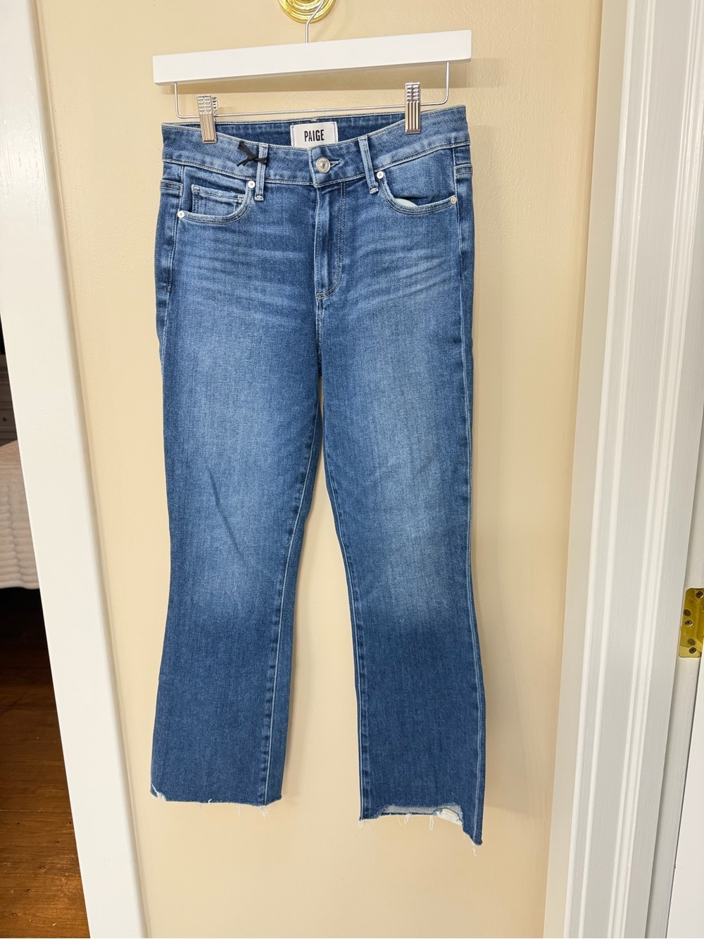PAIGE Colette Crop Flare Jeans 26 NWT